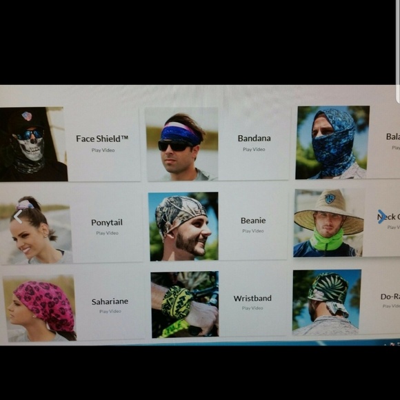 SA Blackout Flag Tubular bandana face & sun shield - Picture 6 of 7